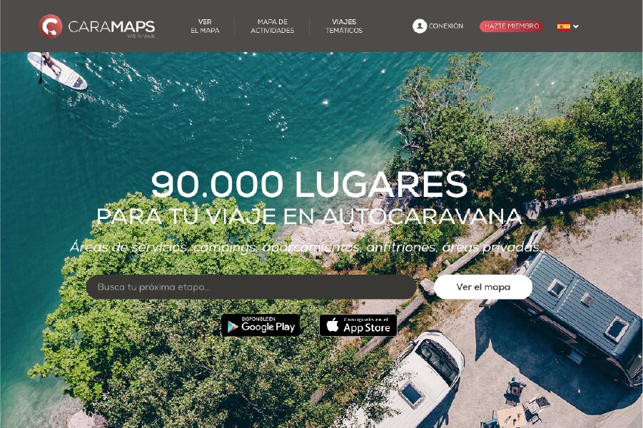 Caramaps planifica tus viajes en autocaravana