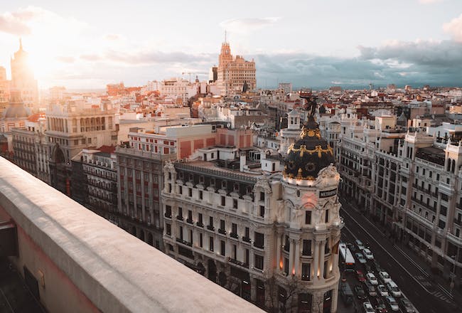 Viajar en autocaravana a Madrid