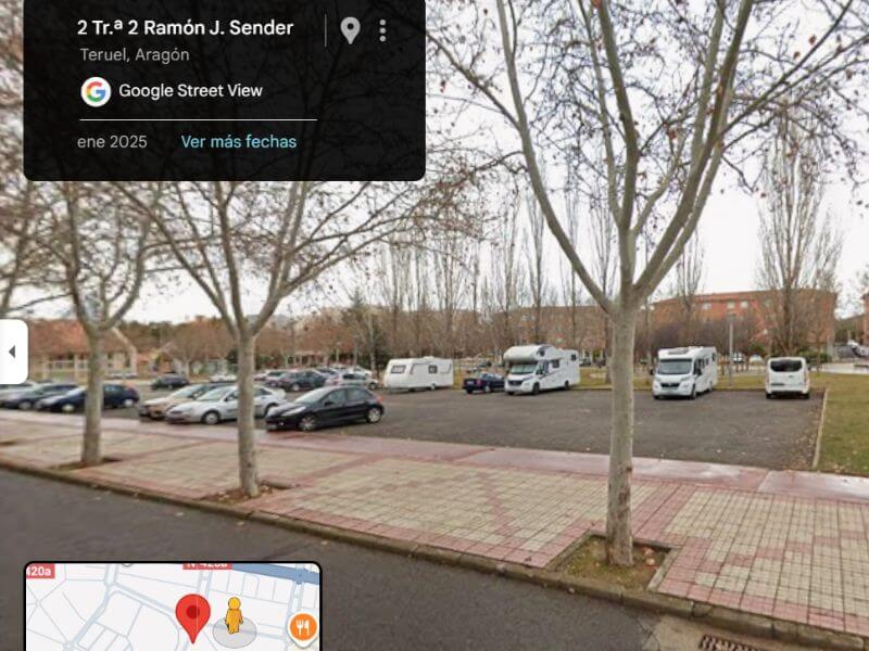 pernoctar autocaravana teruel