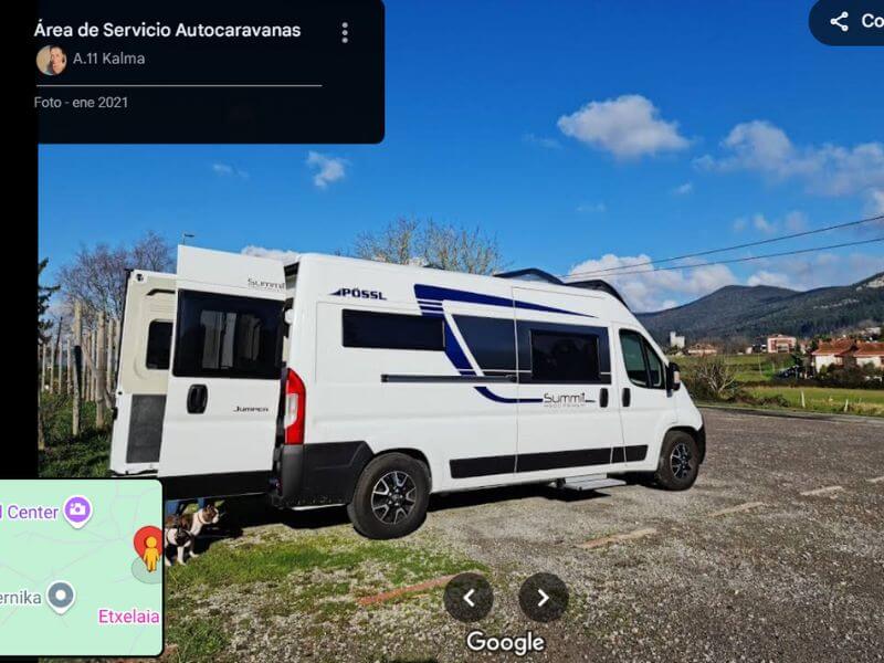área de autocaravanas bilbao reseñas