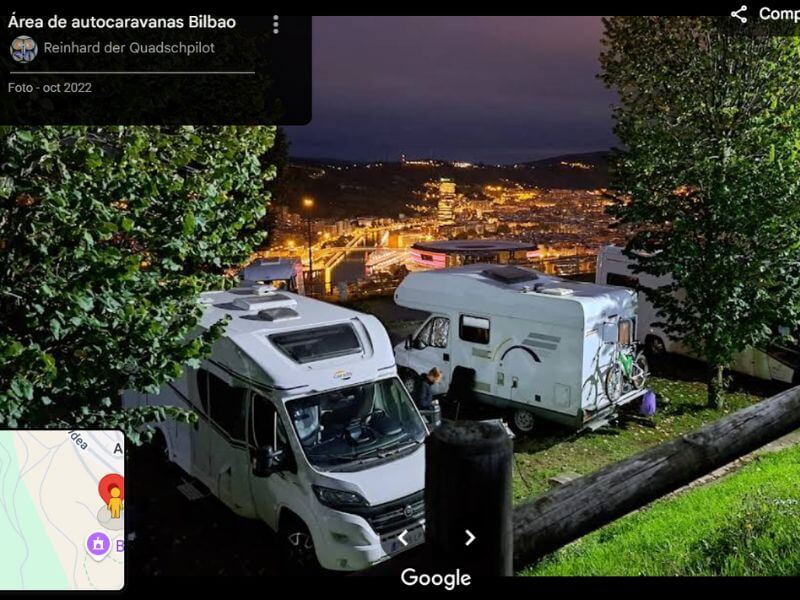 precios de área de autocaravanas bilbao