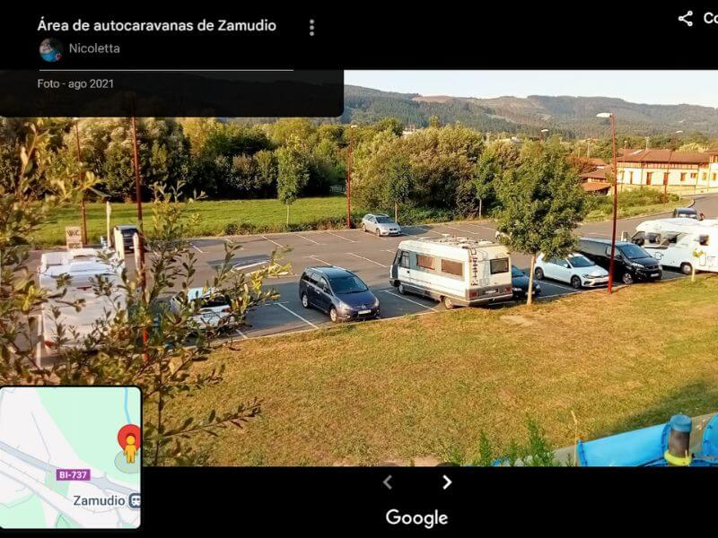 areas de autocaravanas en bilbao
